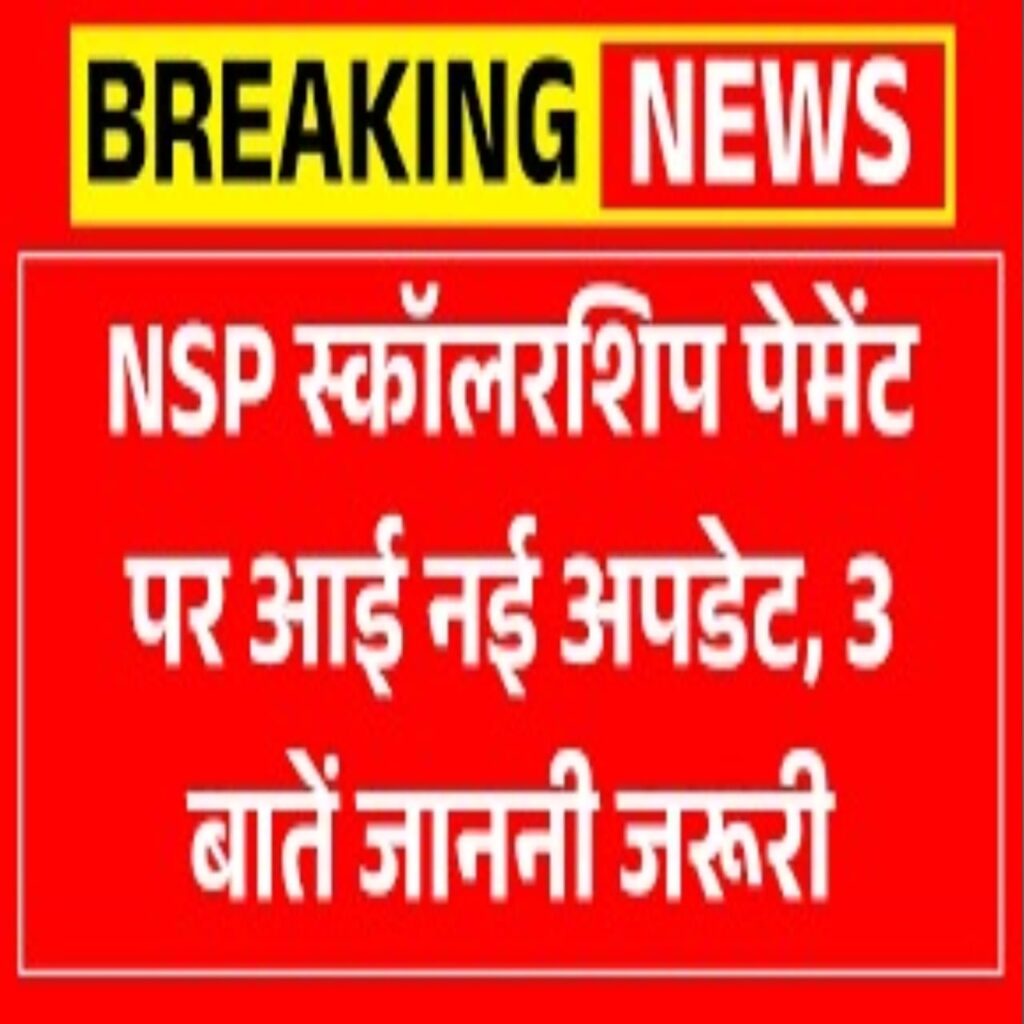 NSP Scholarship Payment Release Date 2025