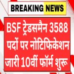 BSF Tradesman Recruitment 2025