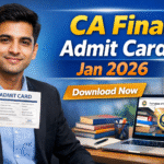 ICAI CA Final Admit Card Jan 2026